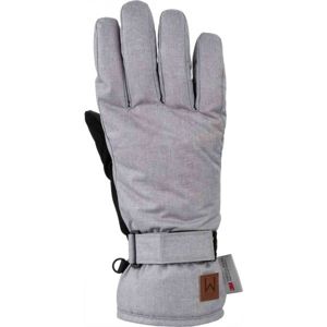Willard RONNA Dámské lyžařské rukavice, šedá, velikost S