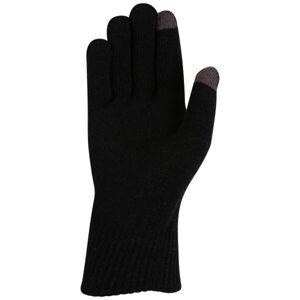 Willard WILLIS Pletené prstové rukavice, černá, velikost UNI