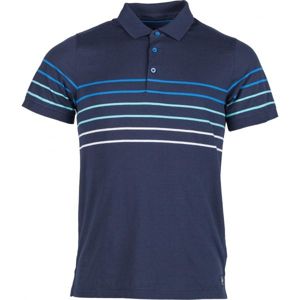 Willard WINCLER modrá XL - Pánské triko s límečkem