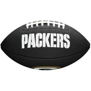 Wilson MINI NFL TEAM SOFT TOUCH FB BL GB Mini míč na americký fotbal, černá, velikost UNI